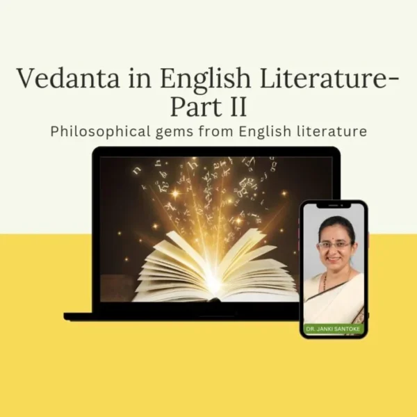 Vedanta in English Literature – II (Online)
