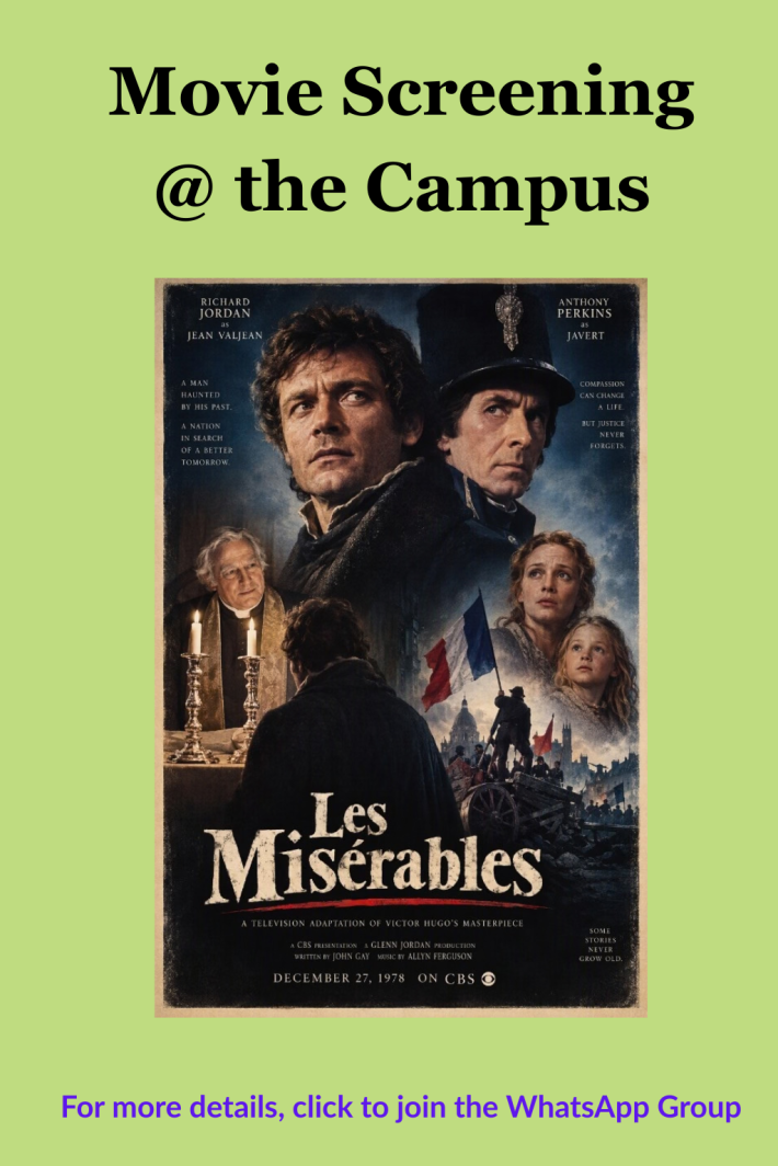 Movie Screening at Campus Banner